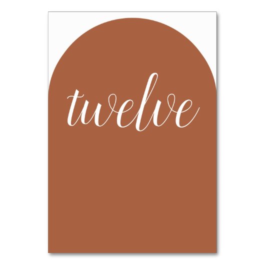 Simple Terracotta Rared Kaart (Achterkant)