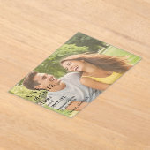 Simple Text Overlay Photo Acryl Uitnodigingen (Laagn)