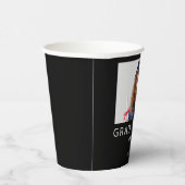 Simple Text Photo 2022 Afstuderen Black Papieren Bekers (Rechts)
