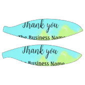 Simple thank you add business name details text basketbal (Panelen)