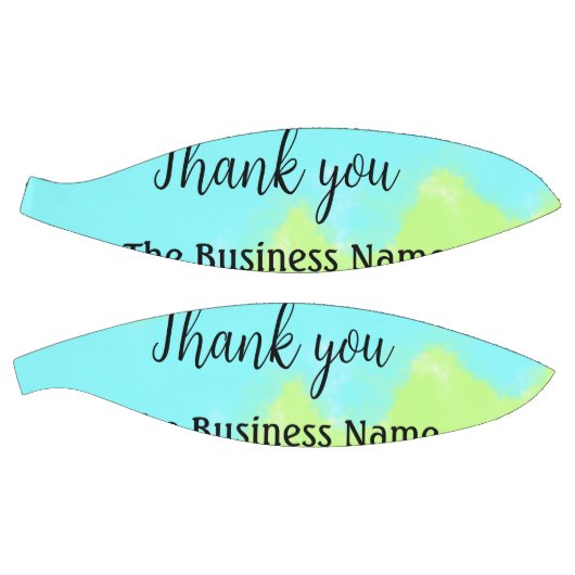 Simple thank you add business name details text basketbal (Panelen)
