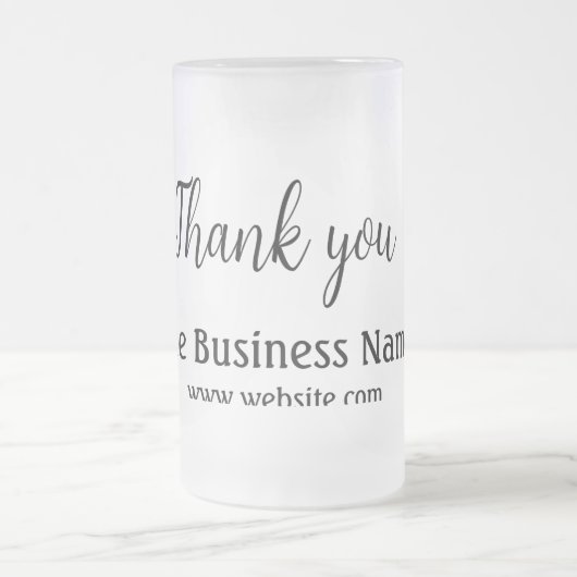 Simple thank you add business name details text matglas bierpul (Center)