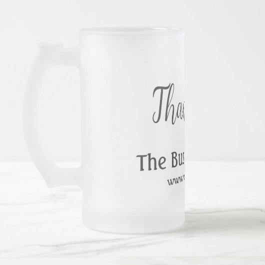 Simple thank you add business name details text matglas bierpul (Links)