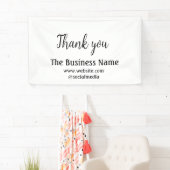 Simple thank you add business name details text t spandoek (Insitu)
