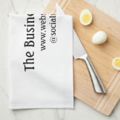 Simple thank you add business name details text theedoek (Quarter Fold)