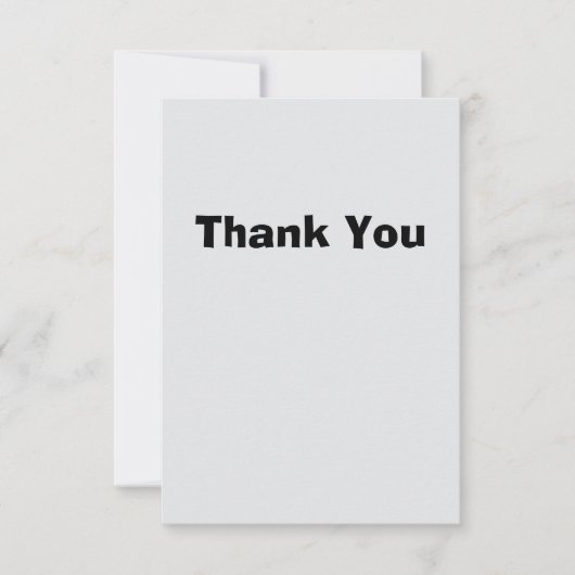 Simple Thank You Card Bedankkaart (Voorkant)