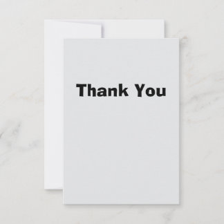 Simple Thank You Card Bedankkaart
