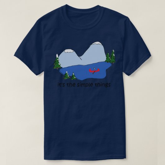 Simple Things Canoe T-shirt (Design voorkant)