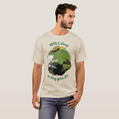 Simple Things Frog Inspirational Quote  T-shirt (Voorkant volledig)