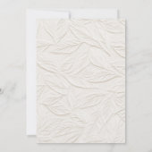 Simple Timeless Calligraphy Wedding Kaart (Achterkant)