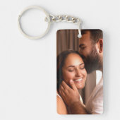 Simple To My Man Script and Photo Double Sided Sleutelhanger (Voorkant)