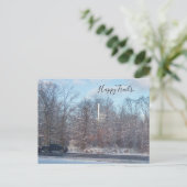 Simple Travels Feestdagenkaart (Staand voorkant)