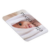 Simple Type Baby Birth Photo Notice Magnet Magneet (Rechterzijde)