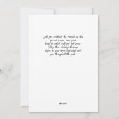 Simple Typography NOEL Dusty Blue Christmas Feestdagenkaart (Achterkant)