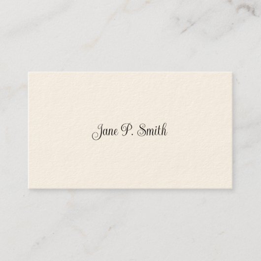 Simple Victorian Calling Cards Contactkaartje (Voorkant)