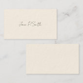 Simple Victorian Calling Cards Contactkaartje (Voorkant / Achterkant)