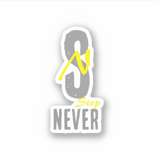 Simple vinyl sticker - for positive energy (Voorkant)