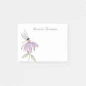 Simple Watercolor Botanical Custom Name Post-it® Notes (Voorkant)
