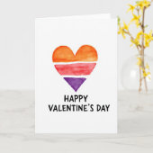 Simple Watercolor Valentines Card Kaart (Gele Bloem)