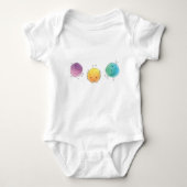 Simple Watercolour Birds Romper (Voorkant)