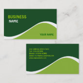 Simple Wave Design Visitekaartje (Voorkant / Achterkant)
