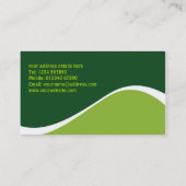 Simple Wave Design Visitekaartje (Achterkant)