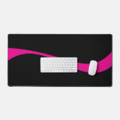 Simple Waves 2 in Magenta en Zwart Bureaumat (Keyboard & Muis)