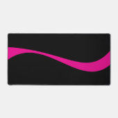 Simple Waves 2 in Magenta en Zwart Bureaumat (Voorkant)