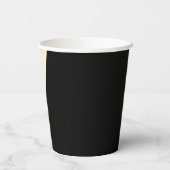 Simple Waves 2 in Rood en Crème Papieren Bekers (Achterkant)