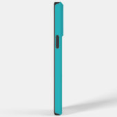 Simple Waves 2 in Turquoise, Geel en Wit Case-Mate iPhone Case (Achterkant / Rechts)