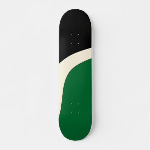 Simple Waves 3 in groen, crème en zwart Persoonlijk Skateboard