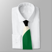 Simple Waves 3 in groen, crème en zwart Stropdas (Gebonden)