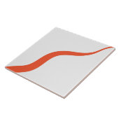 Simple Waves 3 - Sinaasappel en wit Tegeltje (Zijkant)