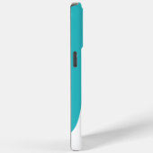 Simple Waves 3 - Turquoise en Geel Case-Mate iPhone Case (Achterkant / Rechts)