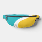 Simple Waves 3 - Turquoise en Geel Heuptasje (Liggend)