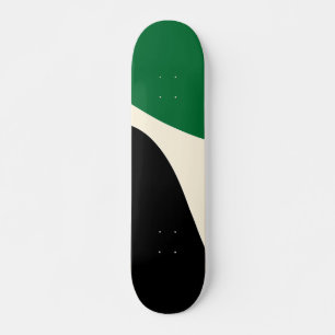 Simple Waves 4 in groen, crème en zwart Persoonlijk Skateboard