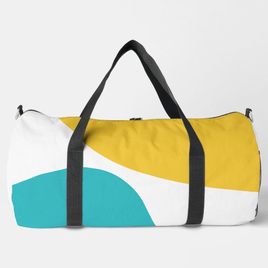 Simple Waves 4 - Turquoise en Geel Plunjezak (Voorkant)