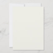 Simple Weddenschap Photo Script-kalligrafie Bedankkaart (Achterkant)