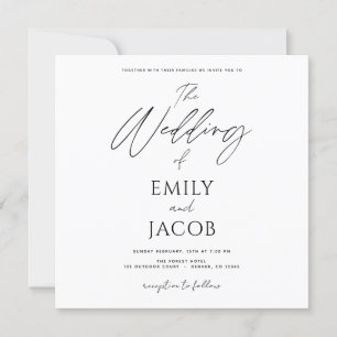 Simple Weddenschap Photo Script Typography Kaart