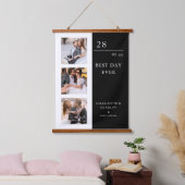 Simple Wedding Couple 3 Foto Afbeelding Hangend Wandkleed (Slaapkamer)