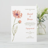 Simple Wedding invitation Kaart (Staand voorkant)