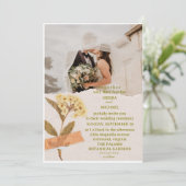 Simple wedding invitations that express kaart (Staand voorkant)