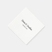 Simple Wedding Party Napkins Servet (Hoek)