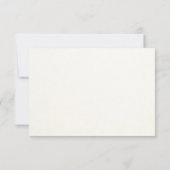 Simple Wedding Response Kaart Blauw Grijs Tekst (Achterkant)