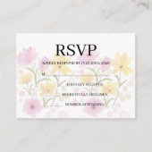 Simple Wedding RSVP Enclosure Card Informatiekaartje (Voorkant)