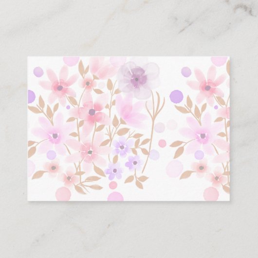 Simple Wedding RSVP Enclosure Card Informatiekaartje (Achterkant)