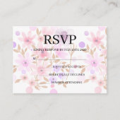 Simple Wedding RSVP Enclosure Card Informatiekaartje (Voorkant)