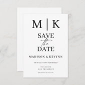 Simple Wedding Save The Date (Voorkant / Achterkant)
