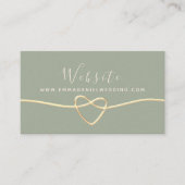 Simple Wedding Website Enclosure Kaart (Voorkant)