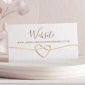 Simple Wedding-website Informatiekaartje
